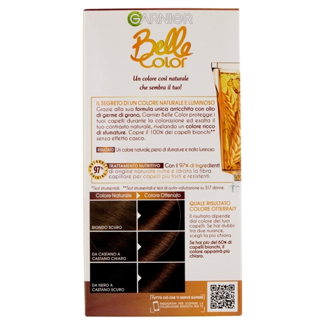 Garnier Belle Color Colorazione Permanente 22 Castano Naturale 4